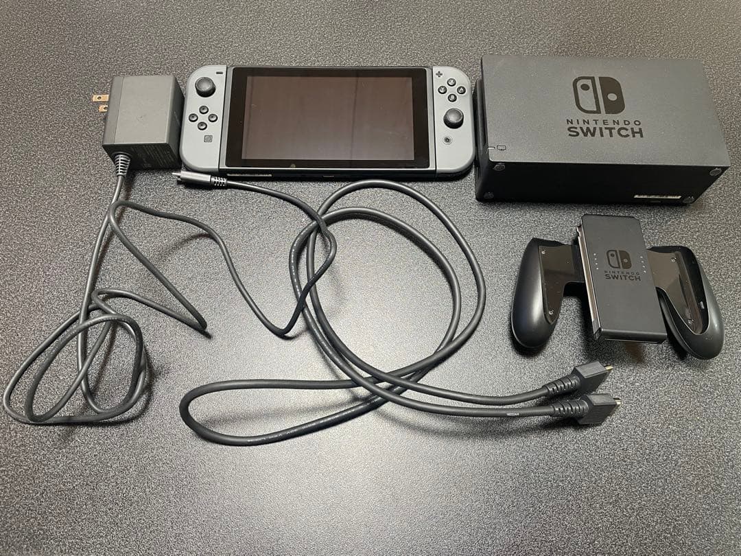Nintendo Switch グレー 本体 他　SDカードなし　初期化済　箱無