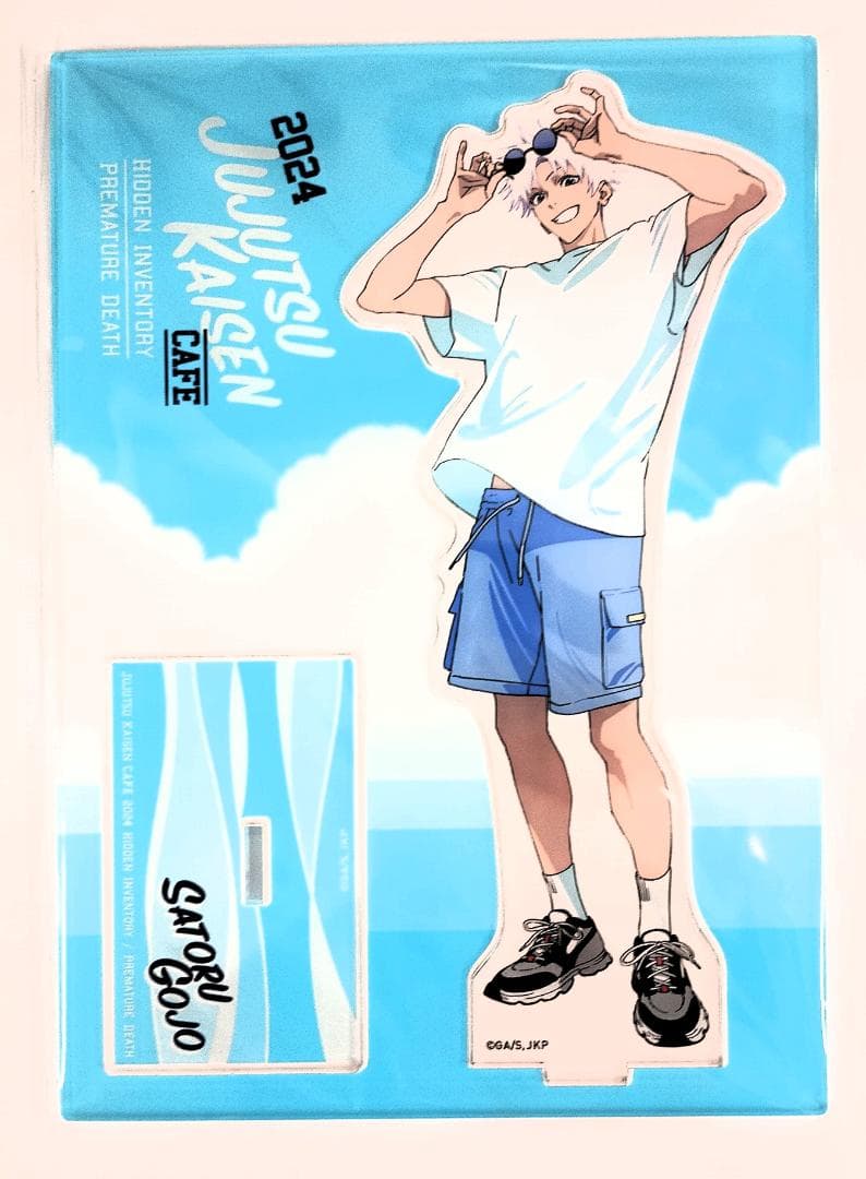 呪術廻戦Cafe2024 缶バッジ10個+五条悟アクリルスタンドセット - メルカリ