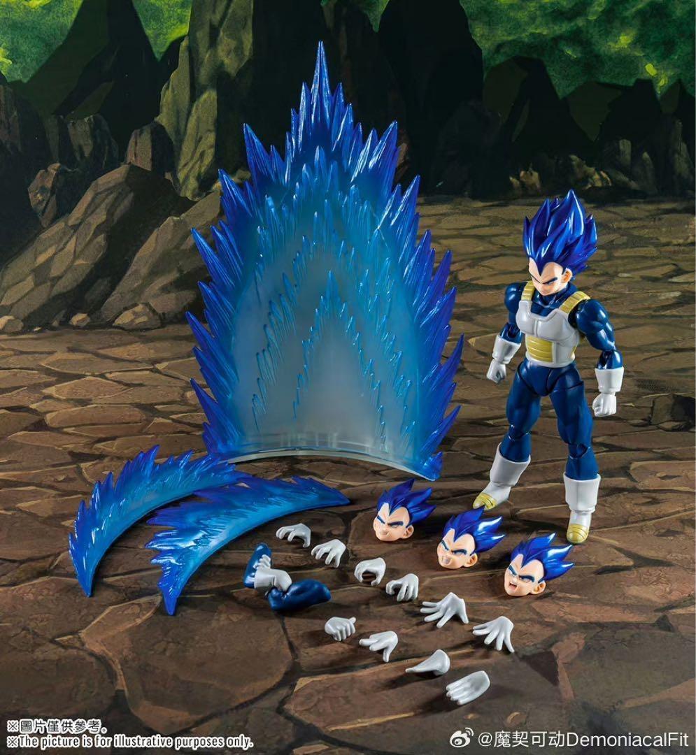 1 / 3 Demoniacal Fit スーパーサイヤ人ブルー進化 ベジータ ドラゴンボール超：超サイヤ人ブルーのベジータが進化 全高43センチの