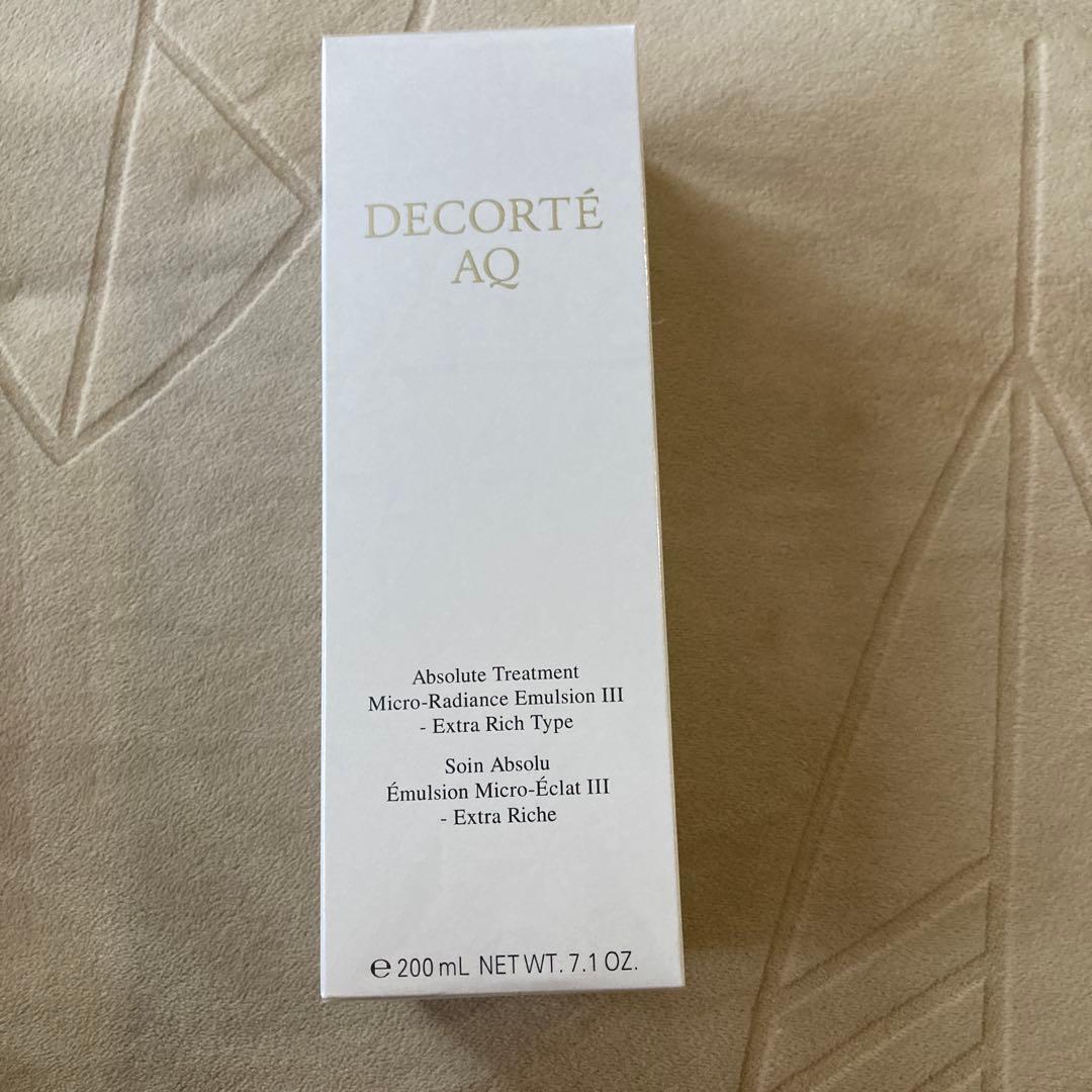 コスメデコルテ ＡＱアブソリュート エマルジョン マイクロラディアンスIII