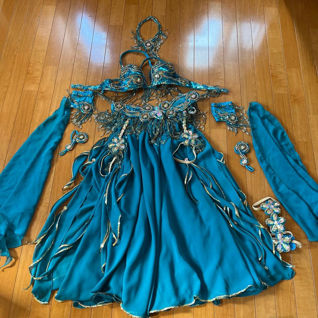 ターコイズ ベリーダンス セットアップ