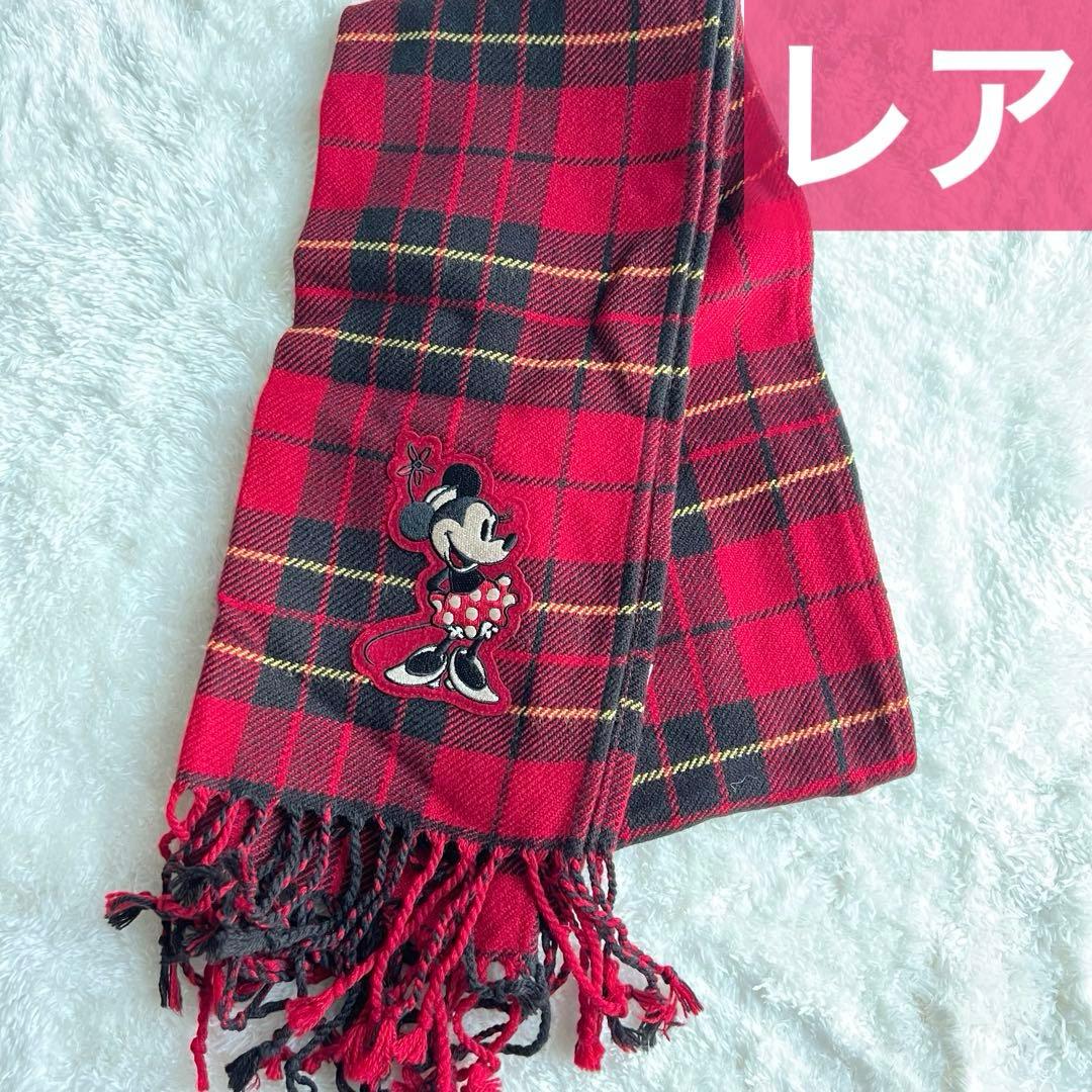 ミニー・マウス チェック柄マフラー 東京ディズニーリゾート - メルカリ