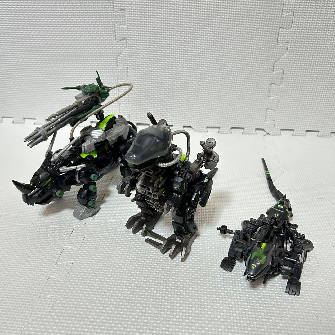 完品 旧ゾイド 暗黒軍セット メカ生体版 昭和版 動作確認済 ZOIDS