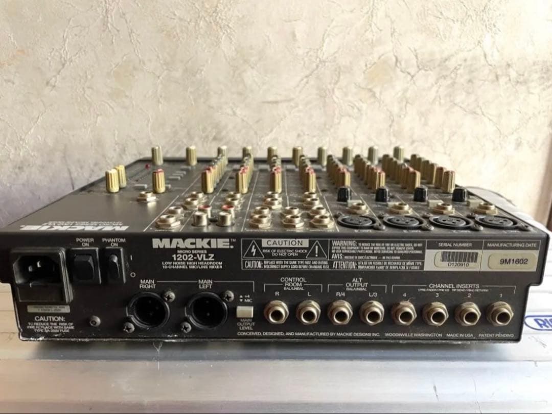 MACKIE 1202-VLZ アナログミキサー - メルカリ