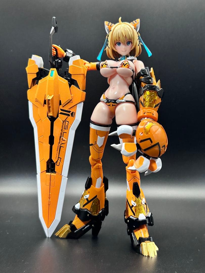 PLAMAX ソフィア F シャーリング 虎アーマーVer 塗装済み完成品 PLAMAX BP-02 ソフィア・F・シャーリング 虎アーマーVer.」本日出荷