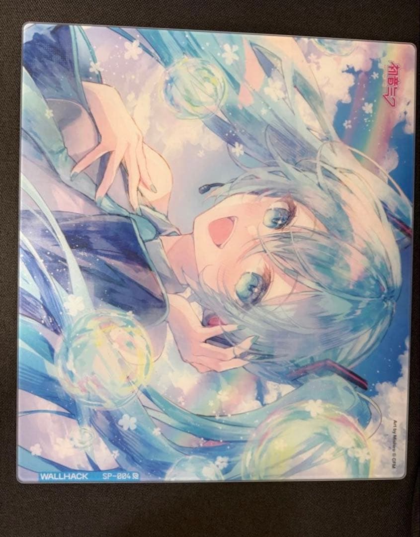 WALLHACK 初音ミク ガラスマウスパッド