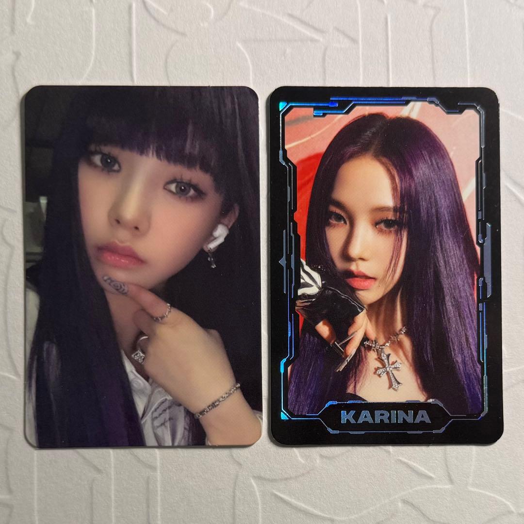 aespa girls カリナ ラントレ 2枚セット トレカ - メルカリ