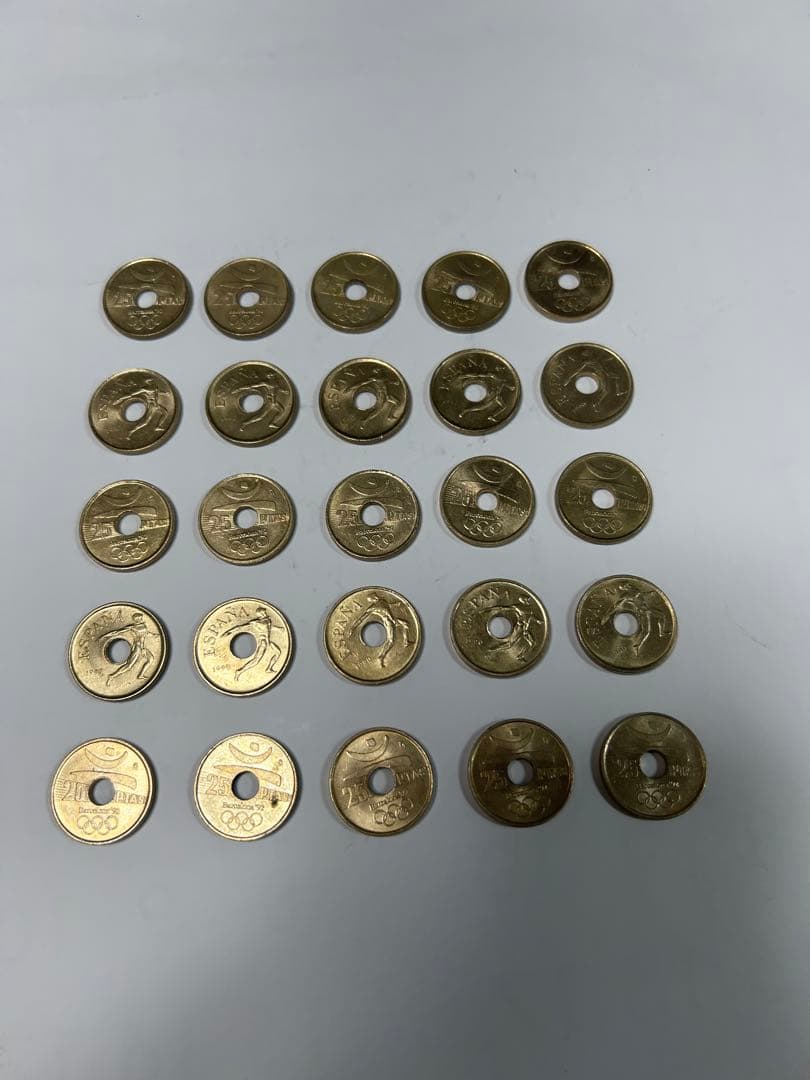 スペイン 1992年 バルセロナオリンピック 25ペセタ記念硬貨 25枚