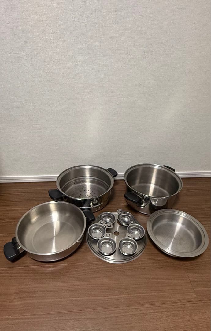 アムウェイ クイーンクック4Lと6Lシチューパンセット＋万能カップ