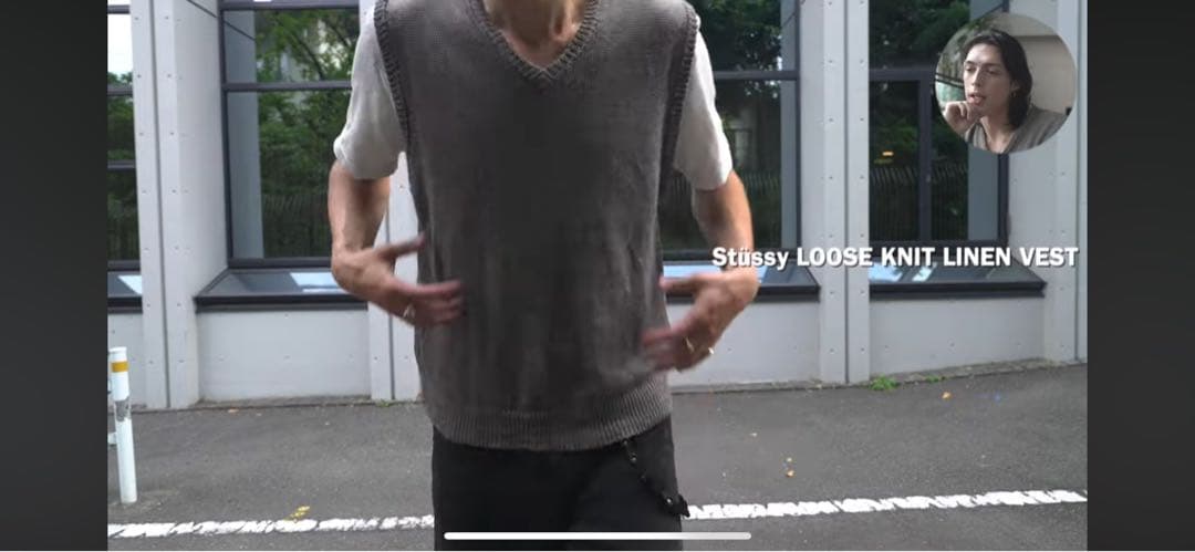 24SS即完売 STUSSY ステューシー ベスト モーガン蔵人着用 - メルカリ