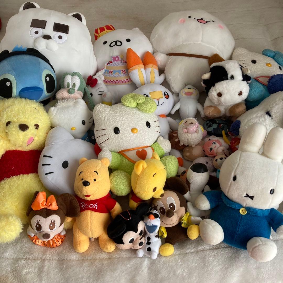 子供用 ぬいぐるみ サンリオ ディズニー まとめ売り 大量まとめ ぬいぐるみ マスコット まとめ売り サンリオ ディズニー 9個 - メルカリ
