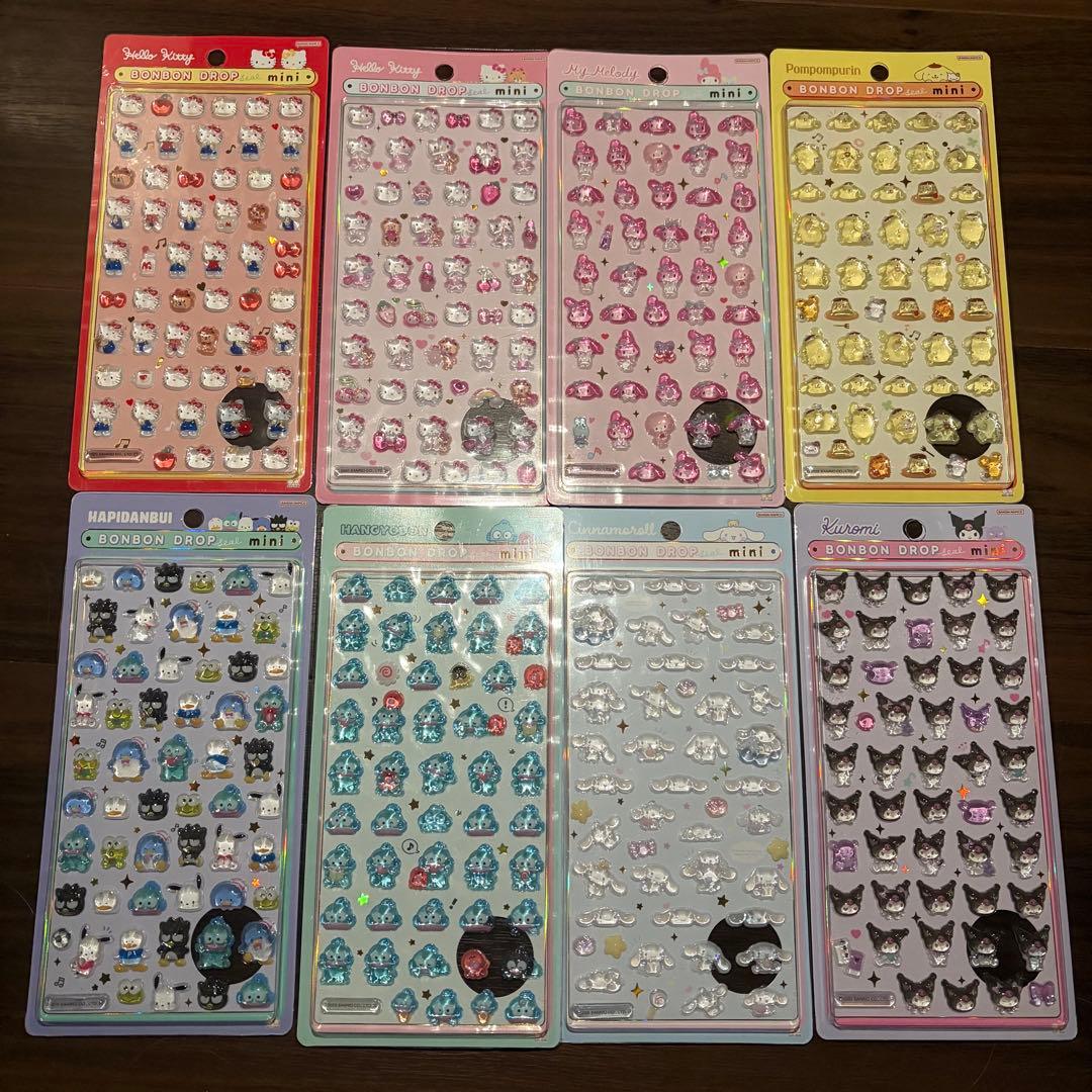 ボンボンドロップシール サンリオミニ 全種類