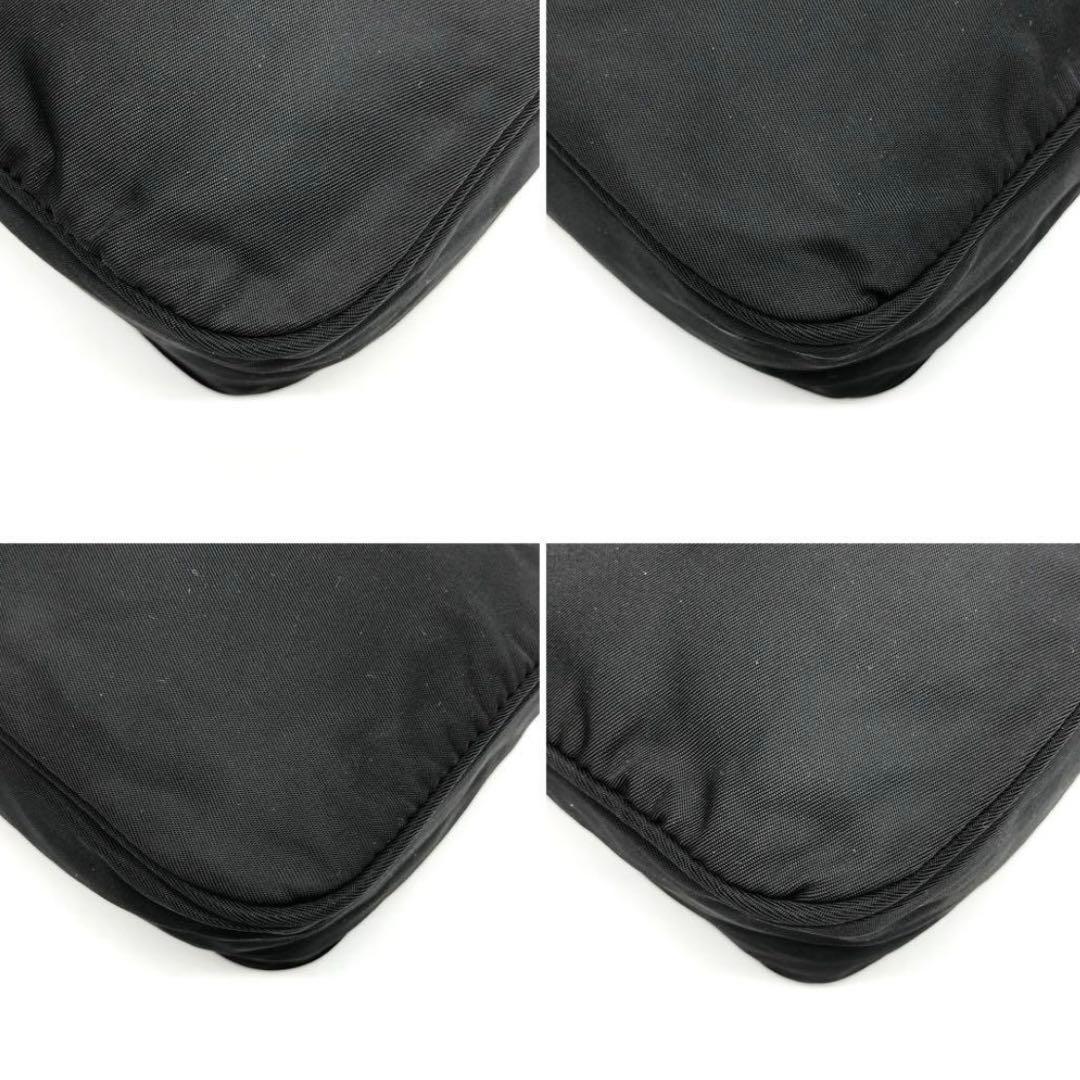 ✨美品✨プラダ アクセサリーポーチ 三角ロゴプレート テスート