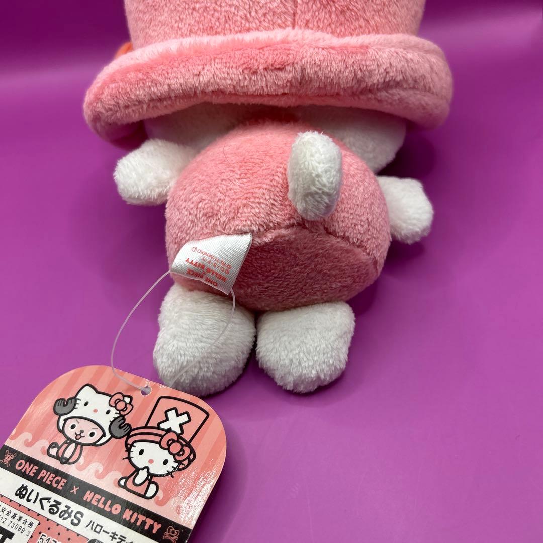 ♡タグ付 ハローキティ ONE PIECEコラボ ぬいぐるみSサイズ 2011年