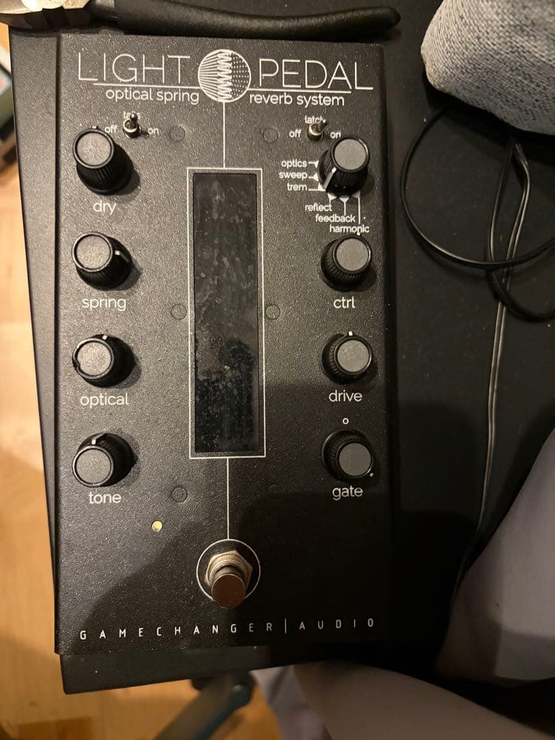 ギター LIGHT PEDAL optical spring reverb system