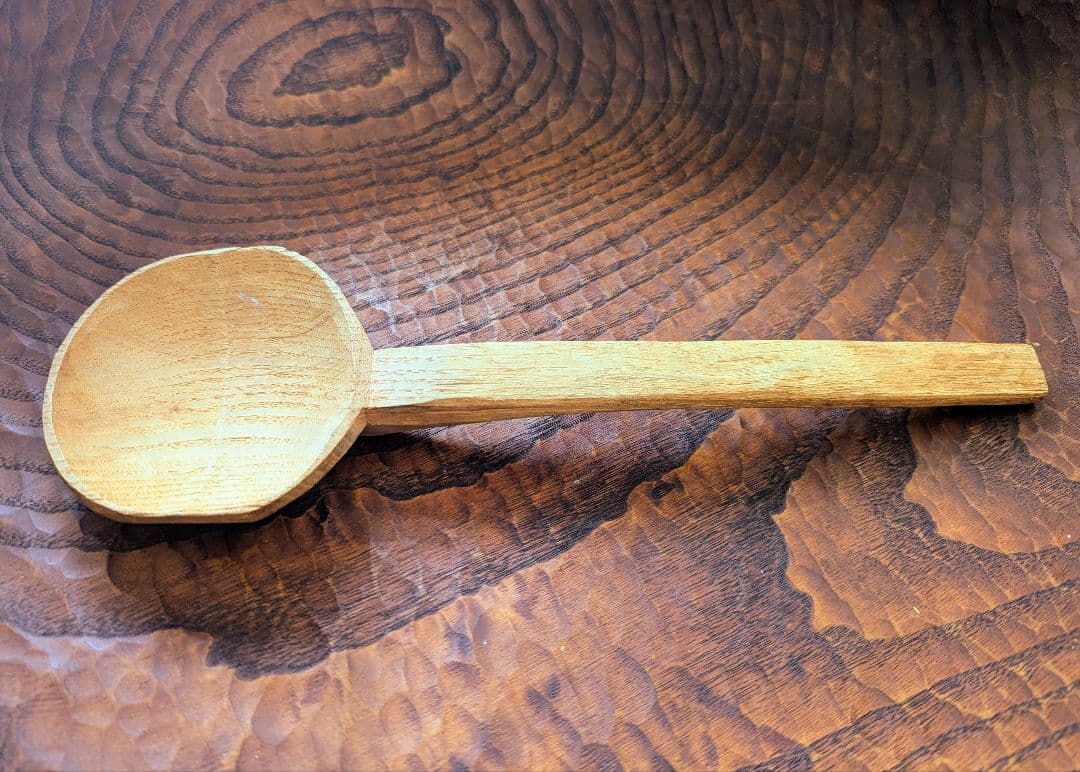 新子薫　栗の木杓子　百年杓子　奈良　屶彫　工芸