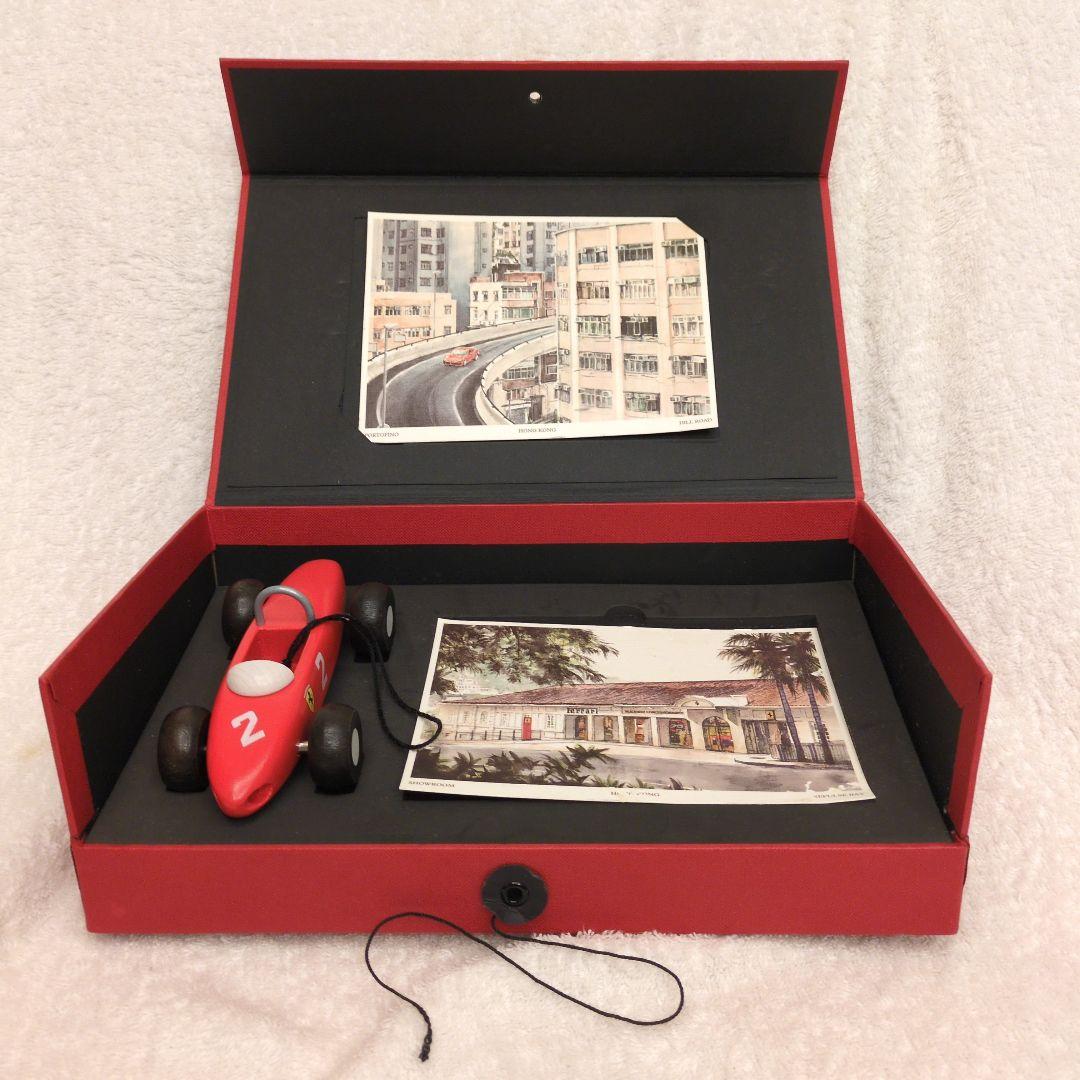 フェラーリ　F1　ミニカー　ディーノ　ヴィンテージ　木製　非売品