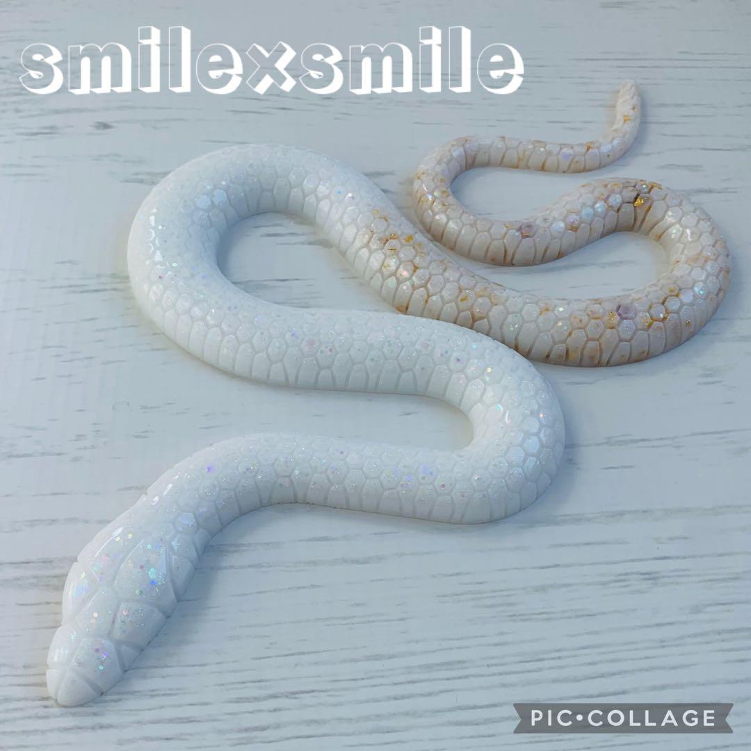 ⭐️レジン製 白蛇のオルゴナイト⭐️ - メルカリ