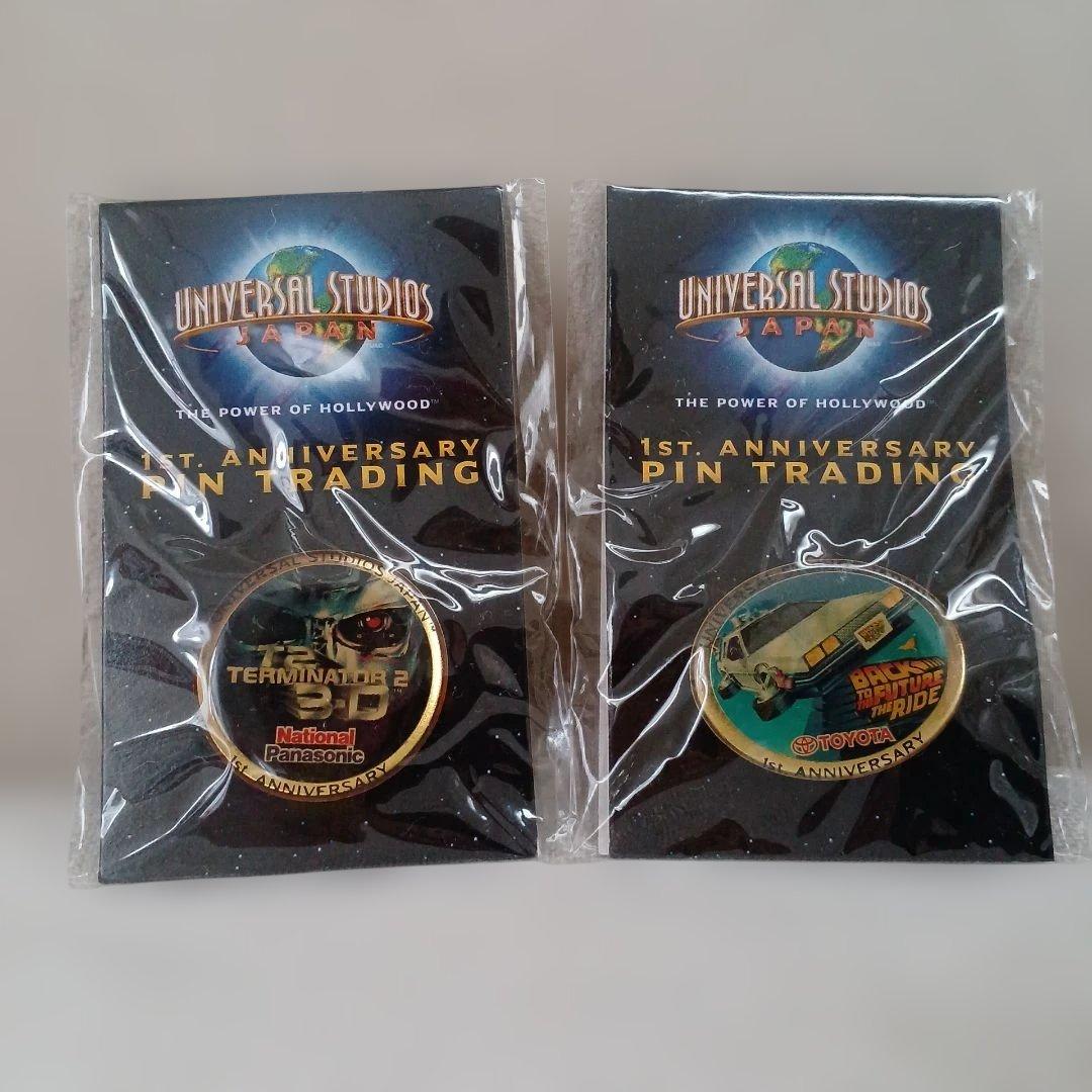 USJユニバーサルスタジオジャパン 1周年記念のピンバッジ - メルカリ