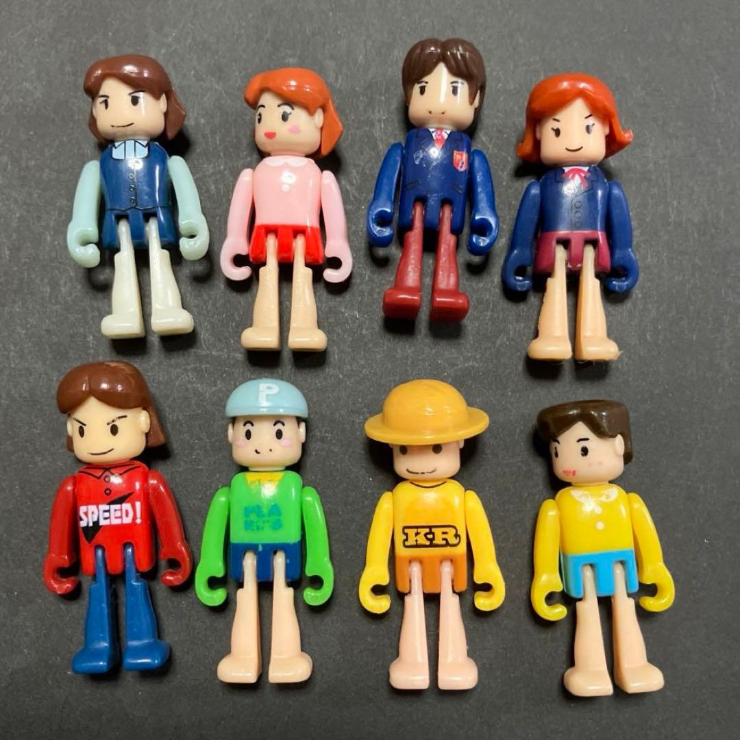 プラキッズ 8体セット トミカ プラレール 人形 - メルカリ