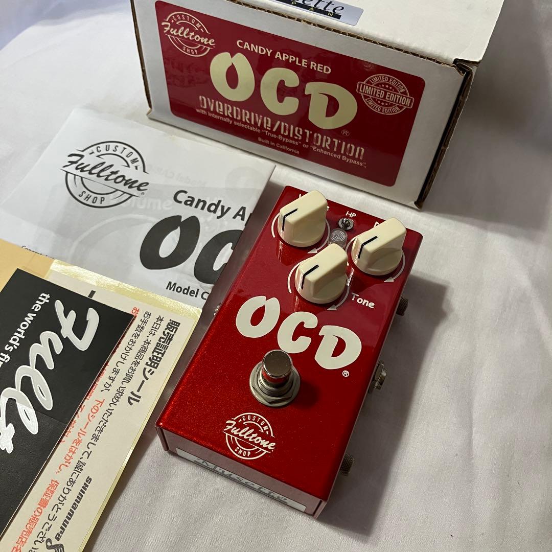 ギター Fulltone OCD Custom Shop Candy Apple Red
