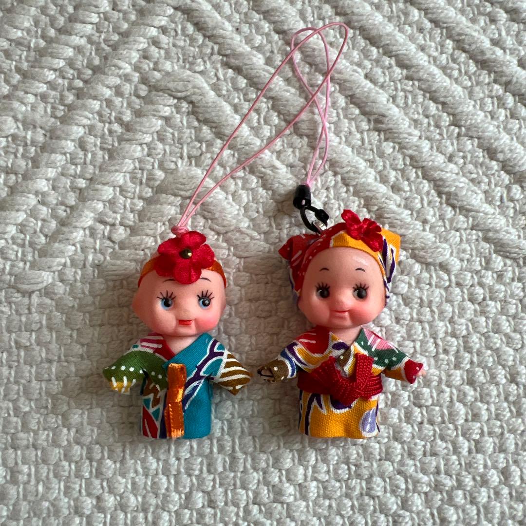 未使用 沖縄お土産 ご当地 キューピー ストラップ ハイビスカス - メルカリ