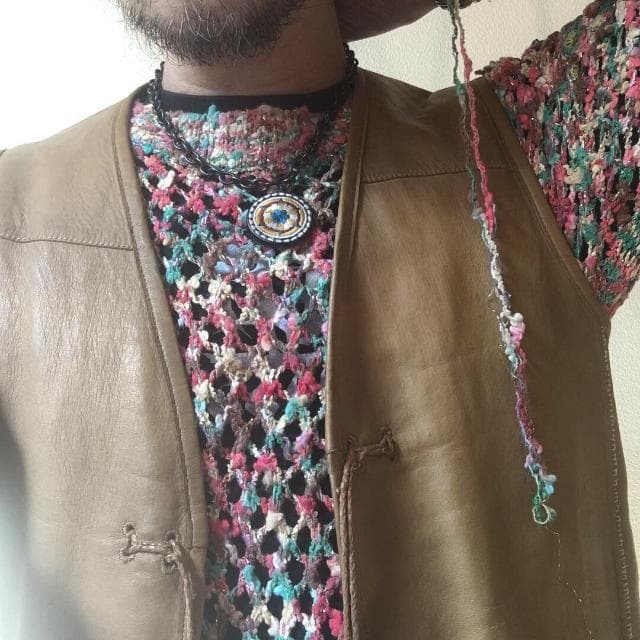 GARA × blackmeans ブラックミーンズ サークル刺繍 ネックレス - メルカリ