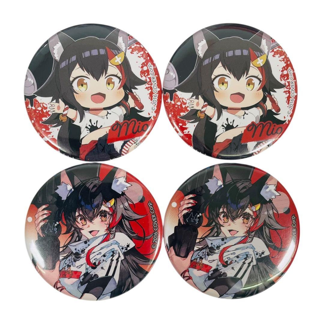 ホロライブ イオンブラックフライデー トレーディング 缶バッジ 大神