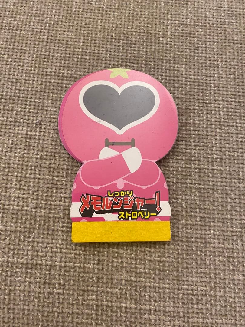 平成レトロ】しっかりメモルンジャー！ストロベリー メモ帳 - メルカリ