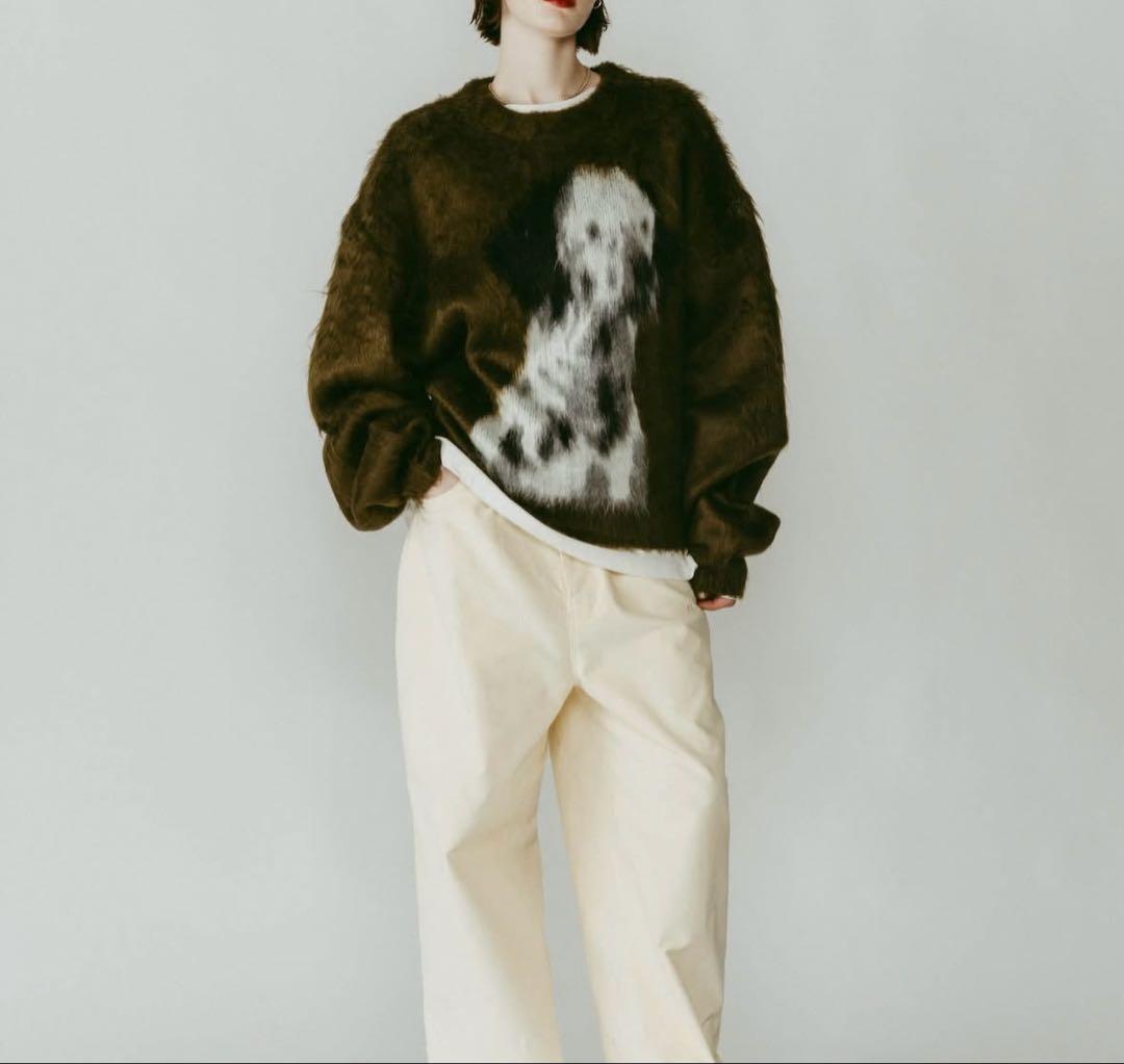 クヌースマーフ KnuthMarf ダルメシアンシャギーニット