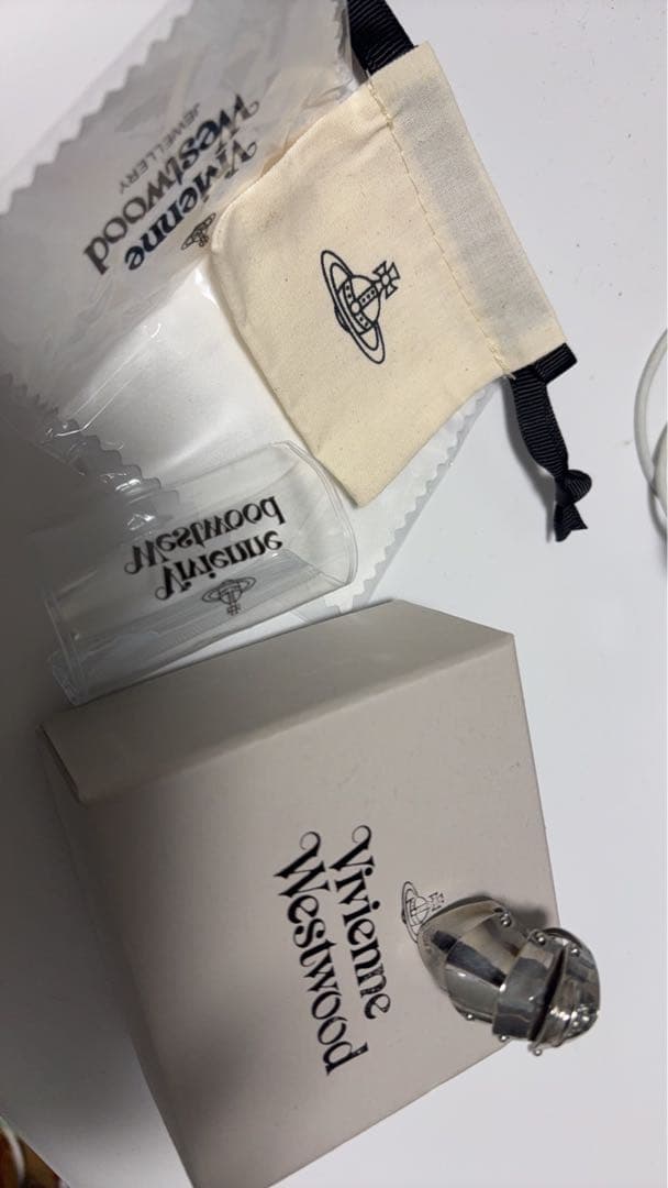 正規品 美品 Vivienne Westwood アーマーリング ガンメタ M