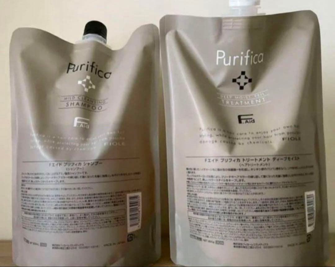 プリフィカシャンプー、ディープモイストトリートメント、ミル