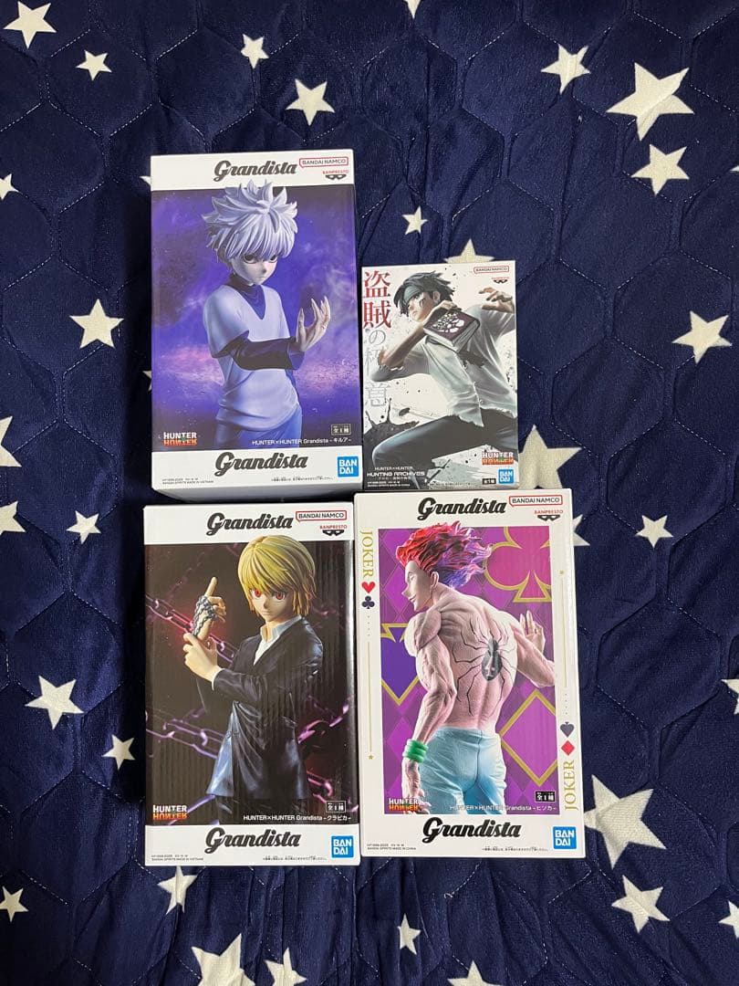 HUNTER×HUNTER　プライズフィギュア　ヒソカ　クラピカ　クロロ　キルア