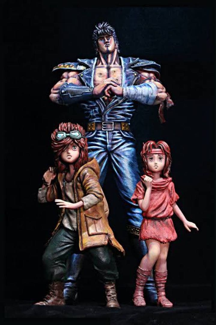 1/6 北斗の拳 バット＆リン ガレージキット（未組み立て未塗装）フィギュア