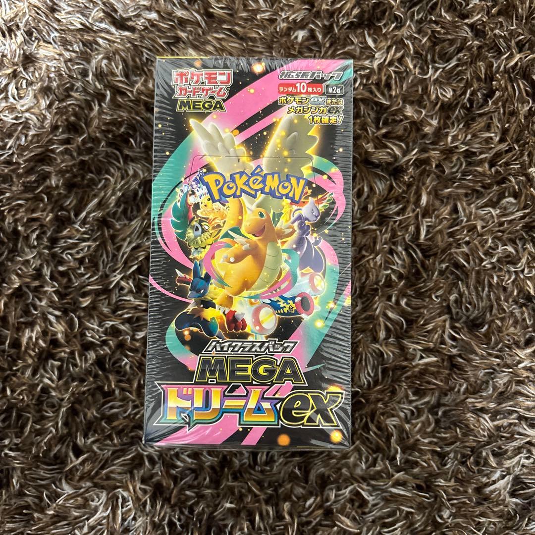 ポケモンカード　シュリンク付き　 MEGAドリームEX 新品未開封　1ボックス