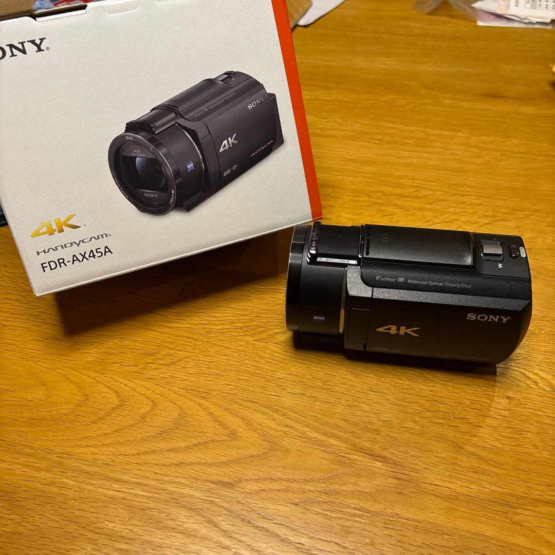 SONY 4K ビデオカメラ　fdr-ax45a 本体