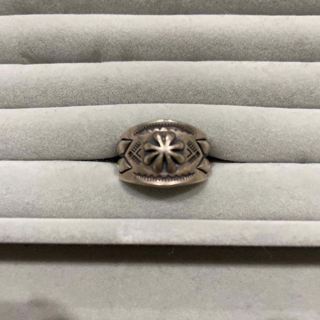リング 19号相当 シルバー925 インディアンジュエリー