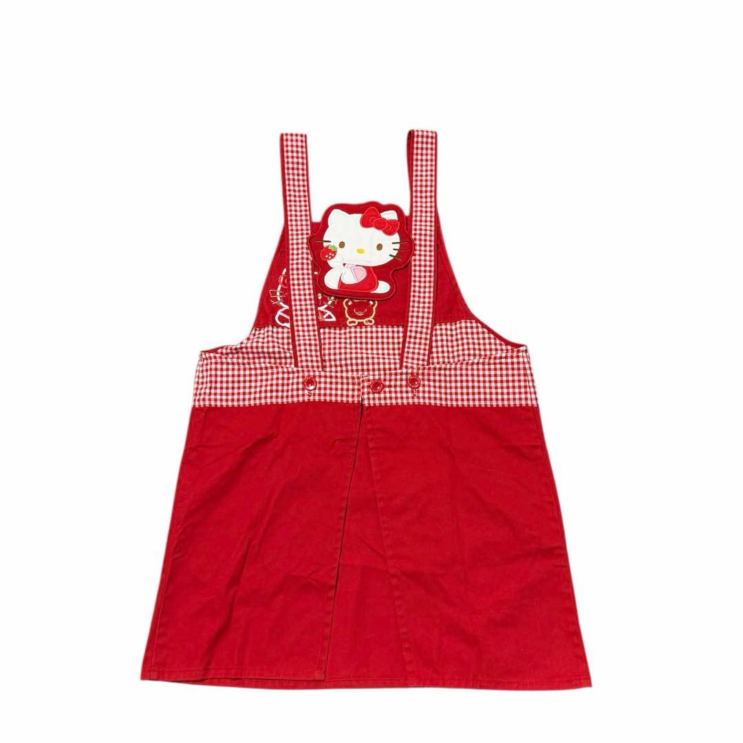 サンリオ ハローキティ キティちゃん エプロン 赤 - メルカリ