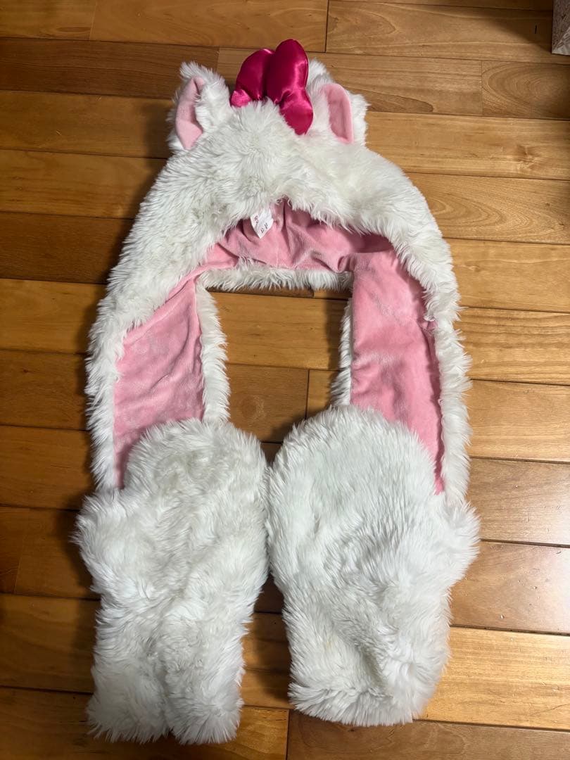 ディズニー マリーちゃん マフラーキャップ