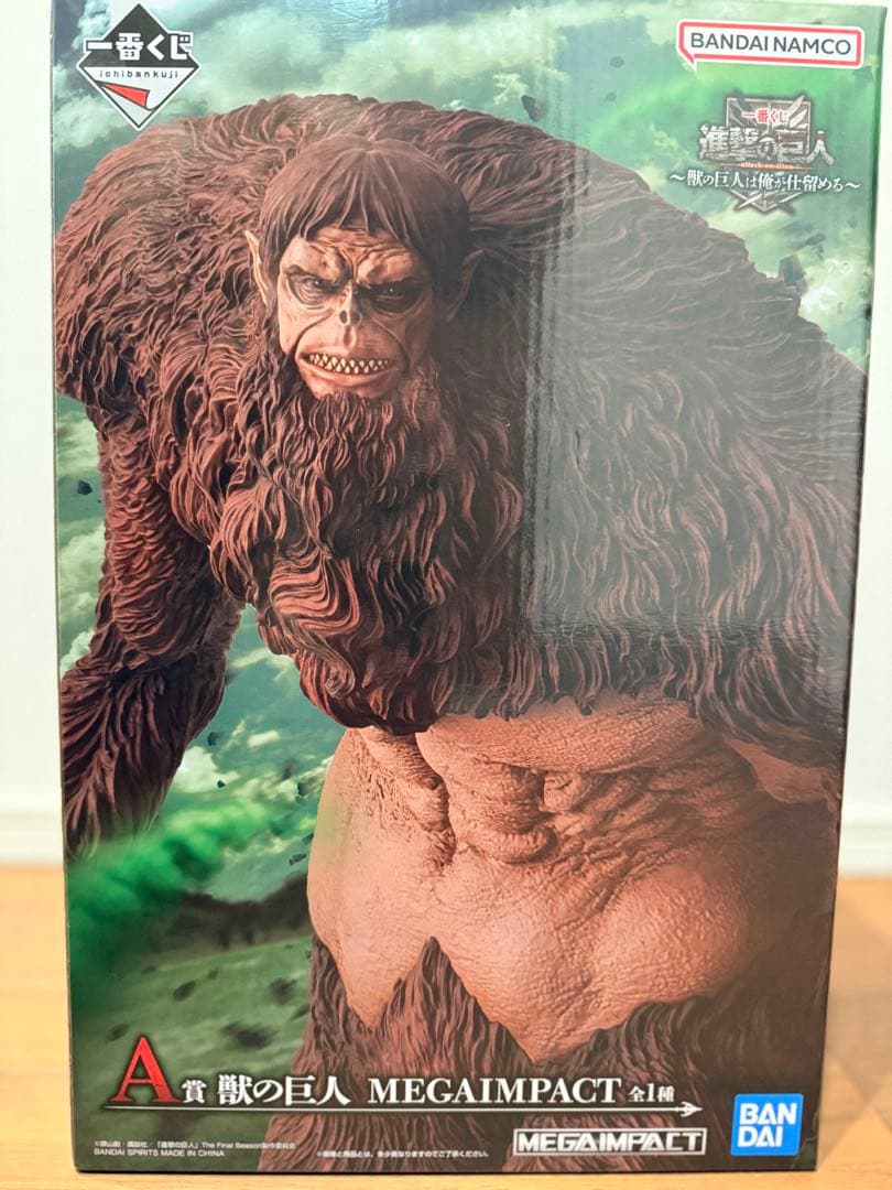【未開封】進撃の巨人　一番くじ　A賞　獣の巨人　MEGAIMPACT フィギュア