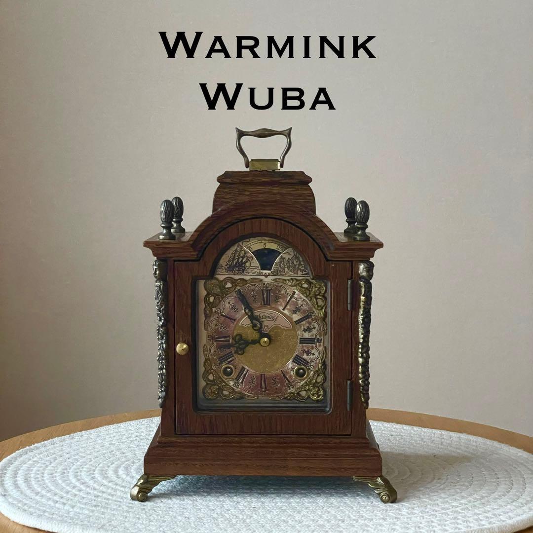 Warmink WUBA ワルミンク ウーバ ムーンフェイズ ゼンマイ式 置時計 Yahoo!オークション -「ワルミンク置時計」の落札相場・落札価格