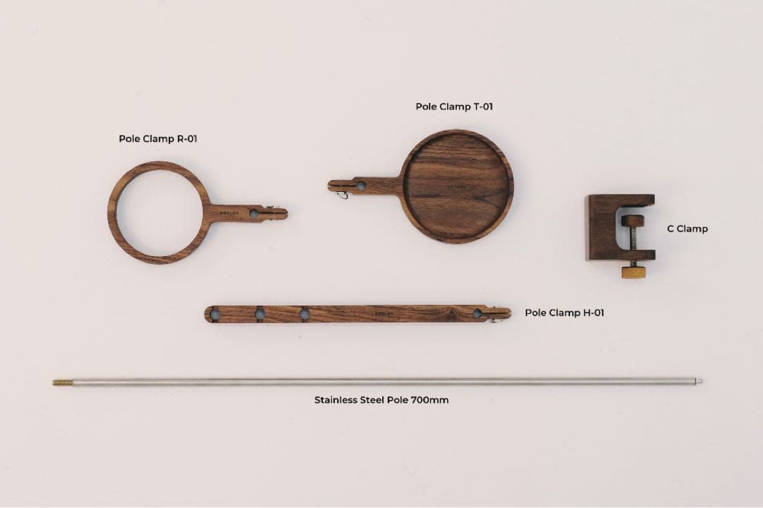 PROLOG（プロログ）Wooden Clamp Gen ランタンスタンド