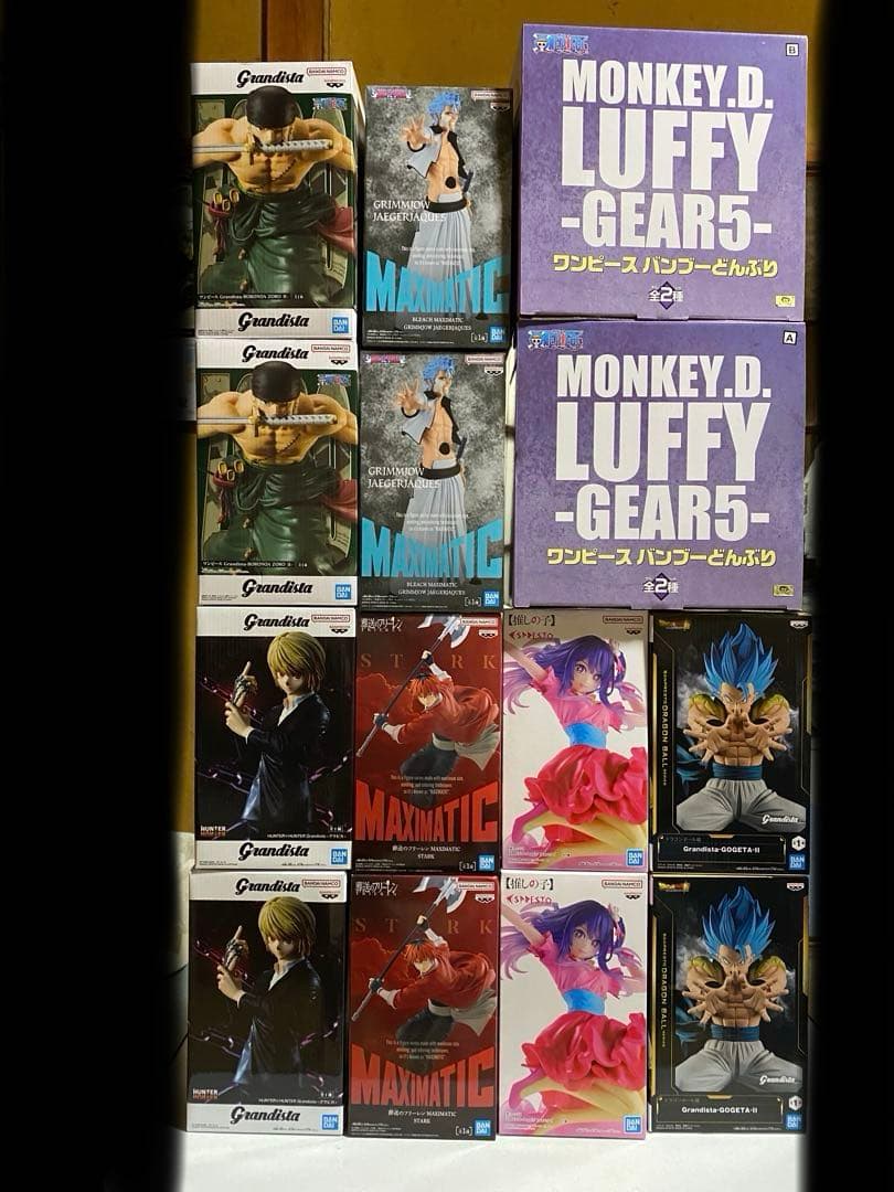 プライズフィギュアまとめ売り14点‼️ゾロ　クラピカ　グリムジョー　ゴジータ