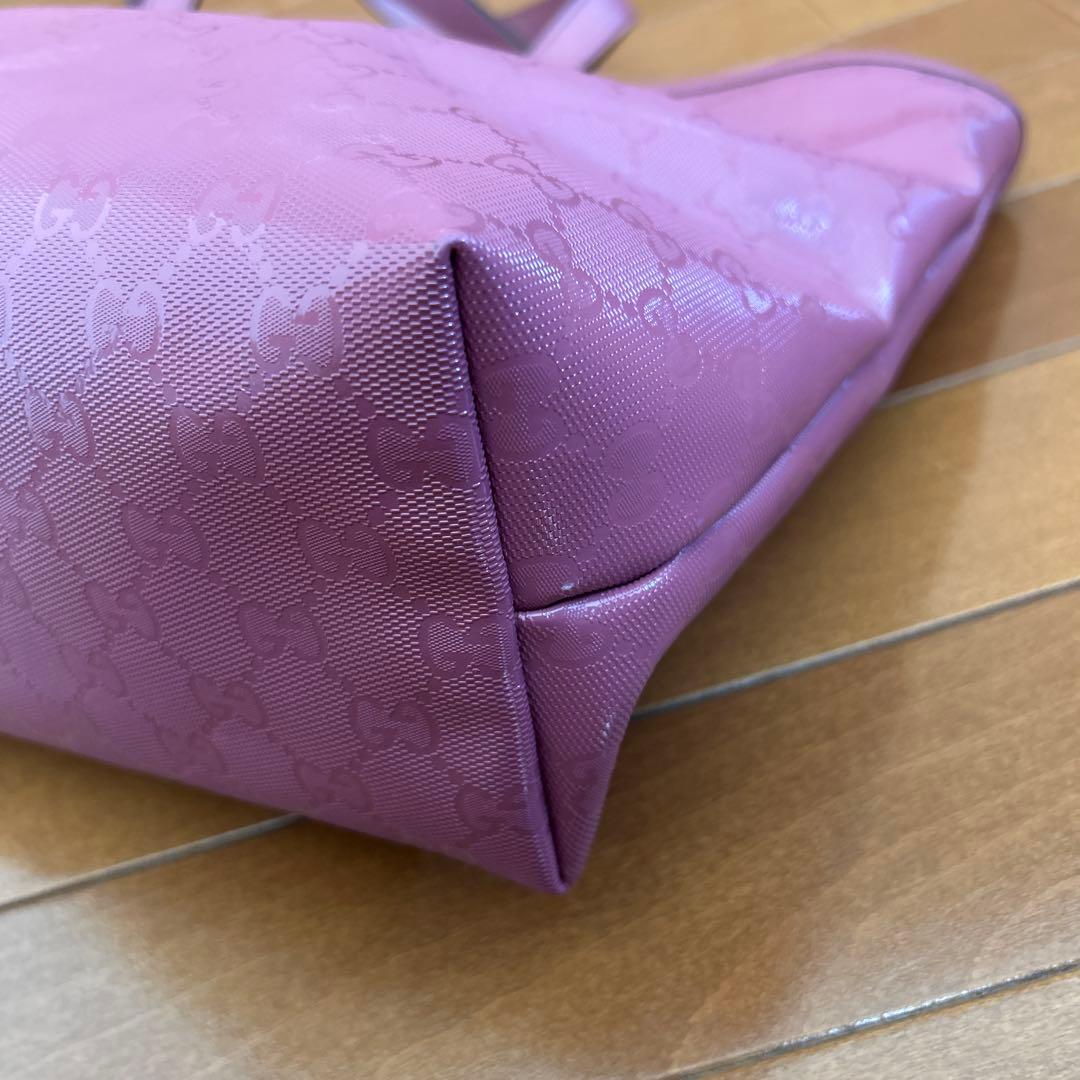 GUCCI ピンク GGパターン マザーズバッグ
