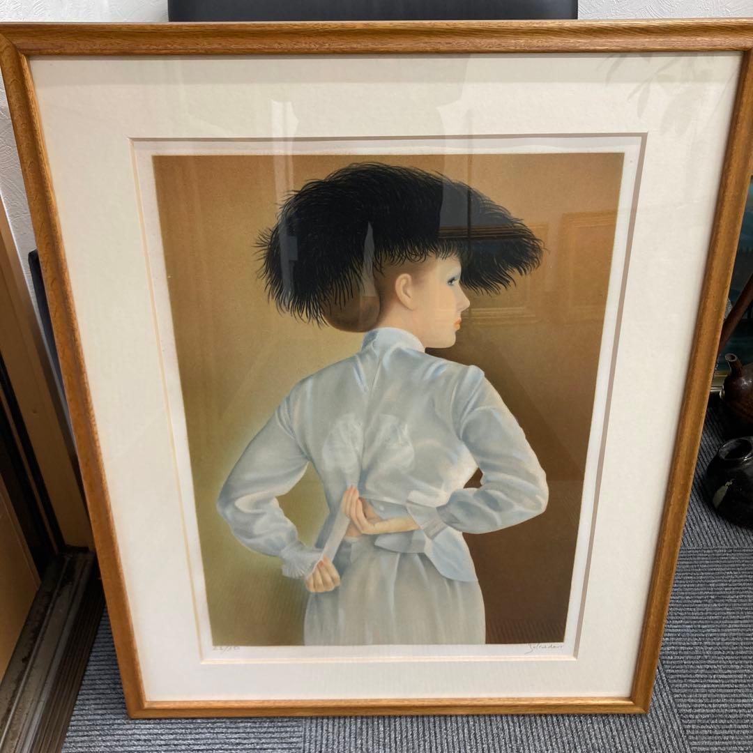 婦人画 ギィ・セラドール作 guy seradou 美術品 芸術品