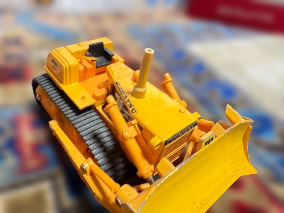 絶版 日本製 ヨネザワ ダイヤペット 1/50 コマツ ブルドーザー D355A