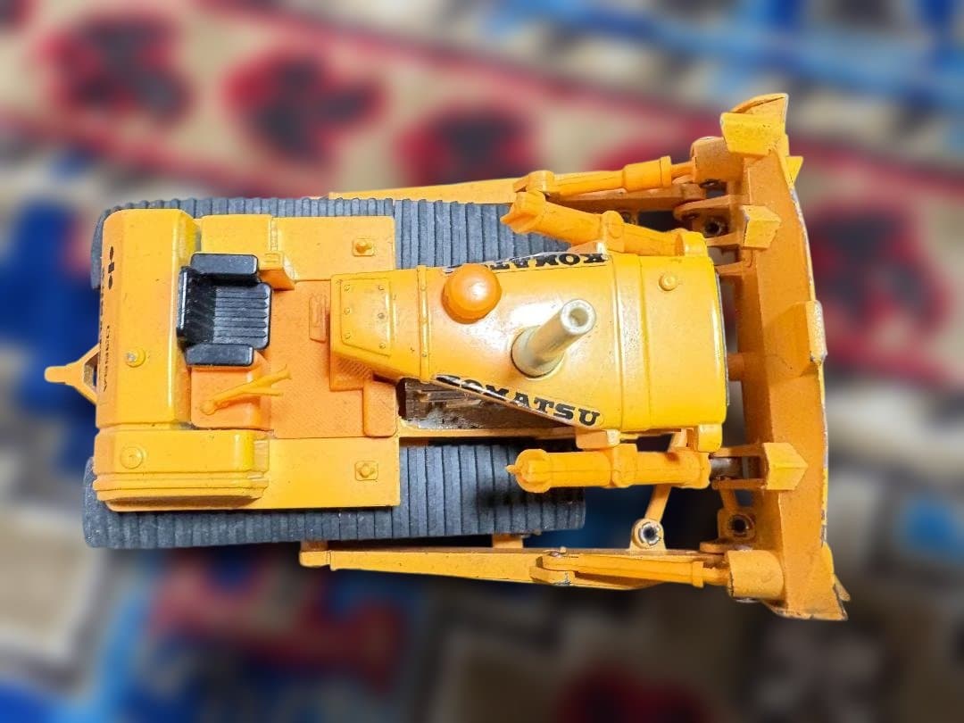 絶版 日本製 ヨネザワ ダイヤペット 1/50 コマツ ブルドーザー D355A