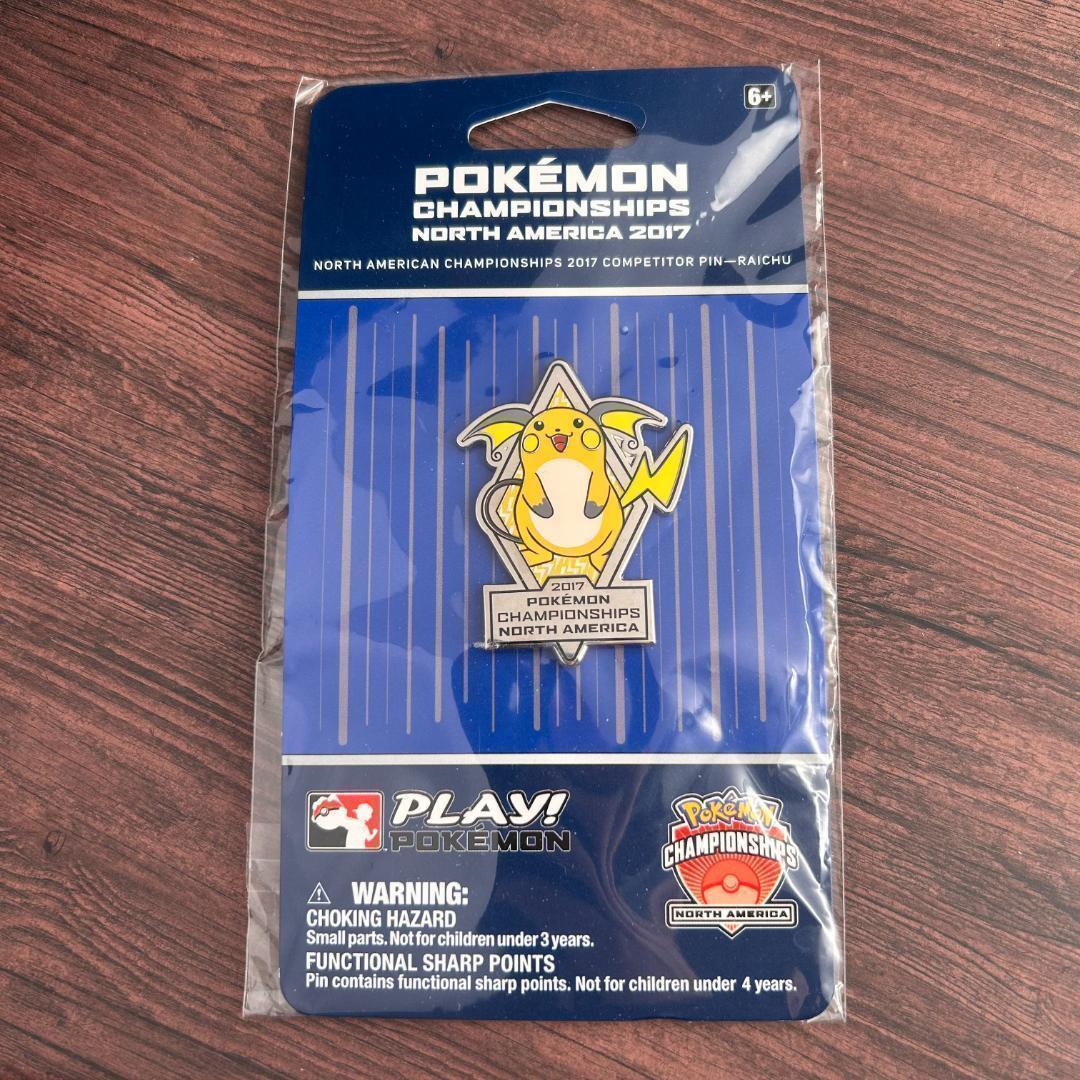 【海外大会 選手限定品】 ライチュウ ピンバッジ オセアニア大会2017