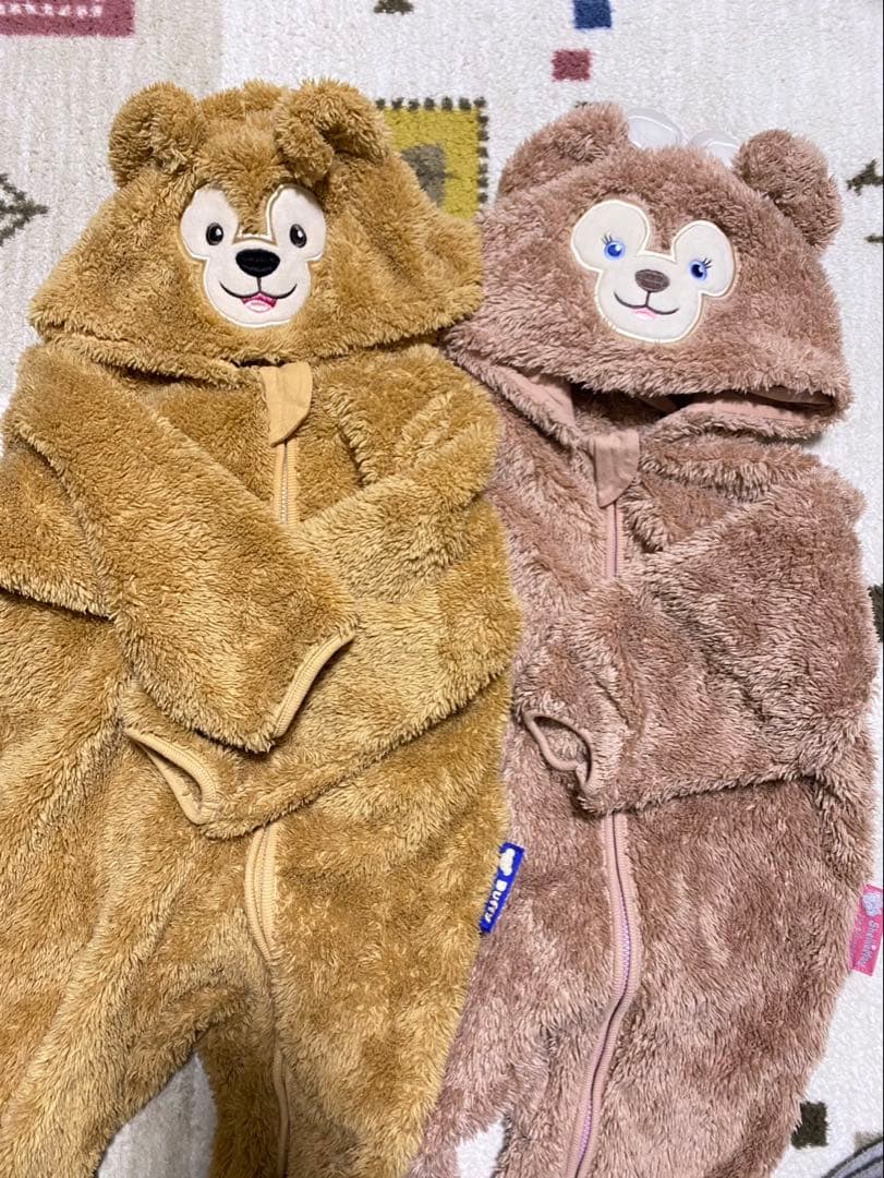 値下げしました。シェリーメイ ダッフィー ディズニー公式ロンパース 2点セット