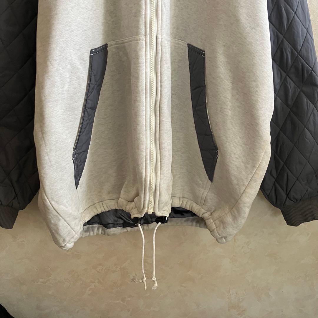 希少 90's 日本製 オールドアディダス 刺繍ロゴ インナーボアパーカー